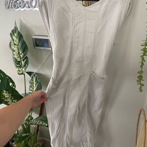 Zara Cream Kids Jumpsuit